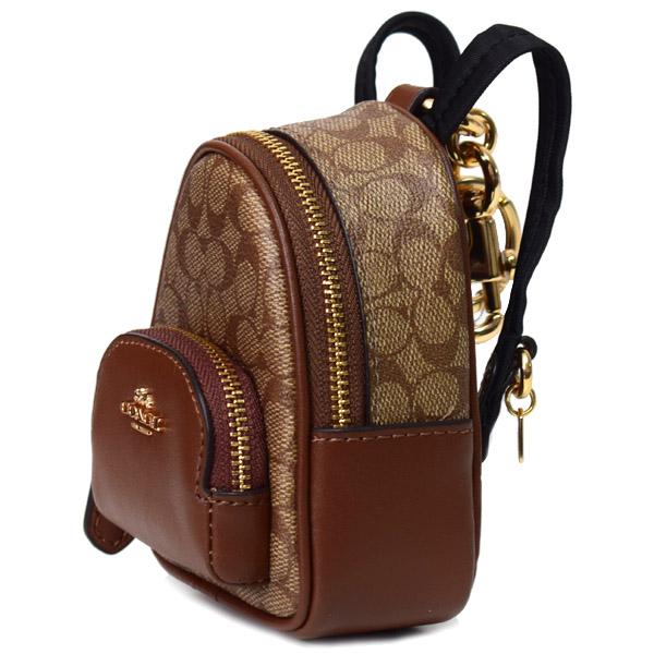 COACH（コーチ） キーホルダー コーティングキャンバス レザー