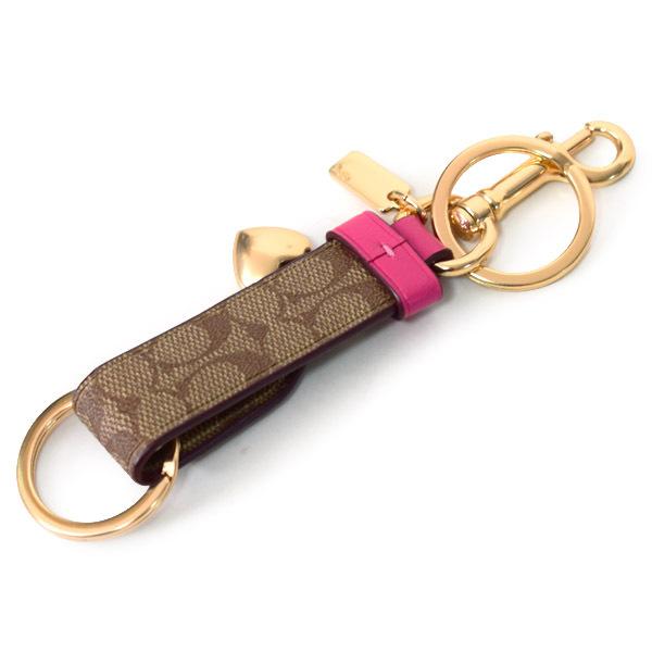 COACH（コーチ） キーホルダー コーティングキャンバスレザー
