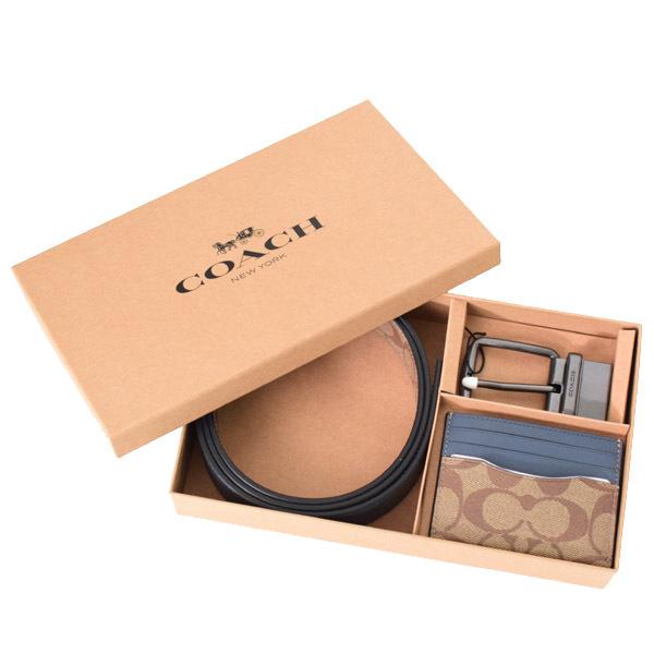 COACH（コーチ） ベルト メンズ レザー シグネチャー ギフト ベルト