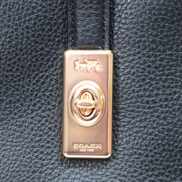 COACH（コーチ） バッグ ぺブルレザー エンボスド スネーク バケット