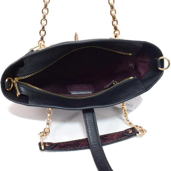 COACH（コーチ） バッグ ぺブルレザー エンボスド スネーク バケット