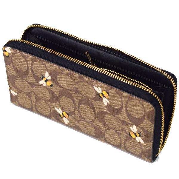 COACH（コーチ） 長財布 コーティングキャンバス レザー シグネチャー