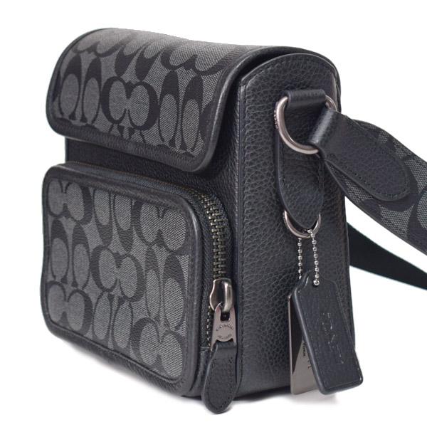 コーチ メンズ バッグ COACH コーティングキャンバス レザー  