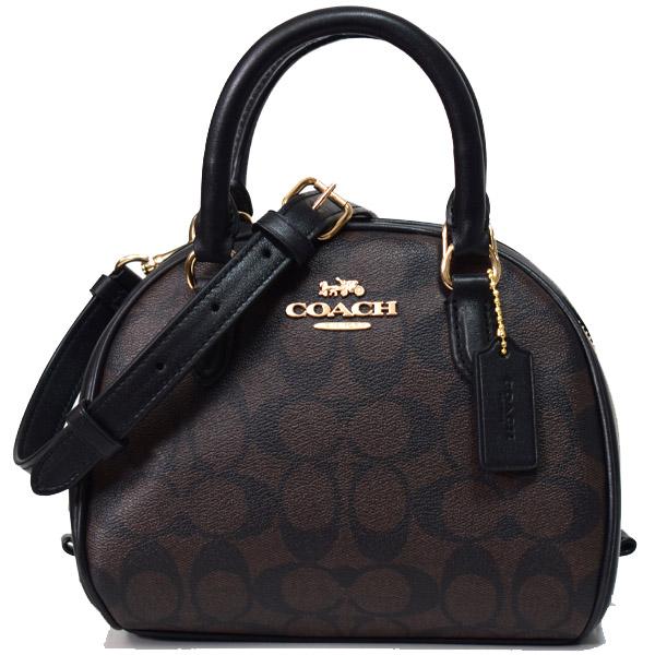 COACH シグネチャー 2way ドーム型 ハンドバッグ COACH（コーチ） バッグ コーティングキャンバス レザー シグネチャー