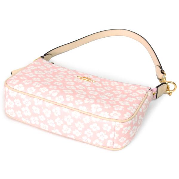 COACH（コーチ） マルチポーチ コーティングキャンバス レザー 花柄