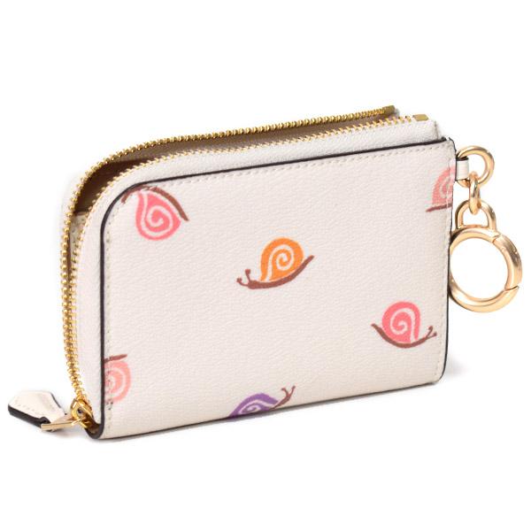 COACH（コーチ） コインケース レザー キーリング付き L字 ジップ