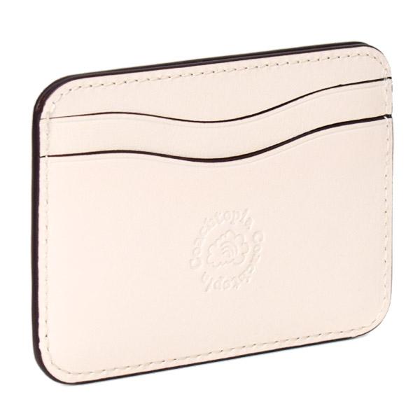 【新品未使用】COACHコーチ★財布★カードケース★パスケース★白ベージュ COACH（コーチ） カードケース コーチトピア Coachtopia レザー