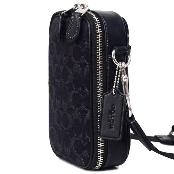 COACH コーチ メンズ バッグ デニム シグネチャー クロスボディ COACH コーチ メンズ バッグ デニム シグネチャー クロスボディ