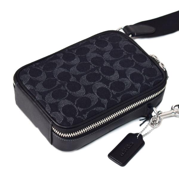 COACH（コーチ） メンズ バッグ デニム シグネチャー クロスボディ
