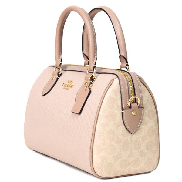 COACH（コーチ） バッグ キャンバス レザー シグネチャー ローワン