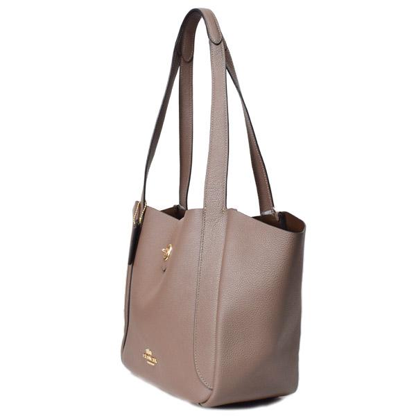 COACH（コーチ） バッグ レザー ターンロック ハドリー ロゴ トート