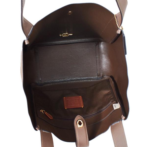 COACH（コーチ） バッグ レザー ターンロック ハドリー ロゴ トート