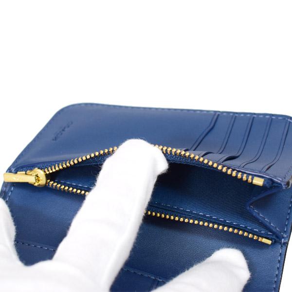 COACH（コーチ） 財布 デニム レザー タビー ロゴ コンパクト