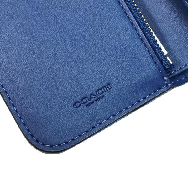 ☆新品未使用☆COACHアウトレットニ つ折り財布 タビーデニム COACH（コーチ） 財布 デニム レザー タビー ロゴ コンパクト