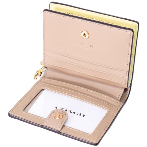COACH（コーチ） 財布 レザー 花柄 アップリケ フローラル スナップ