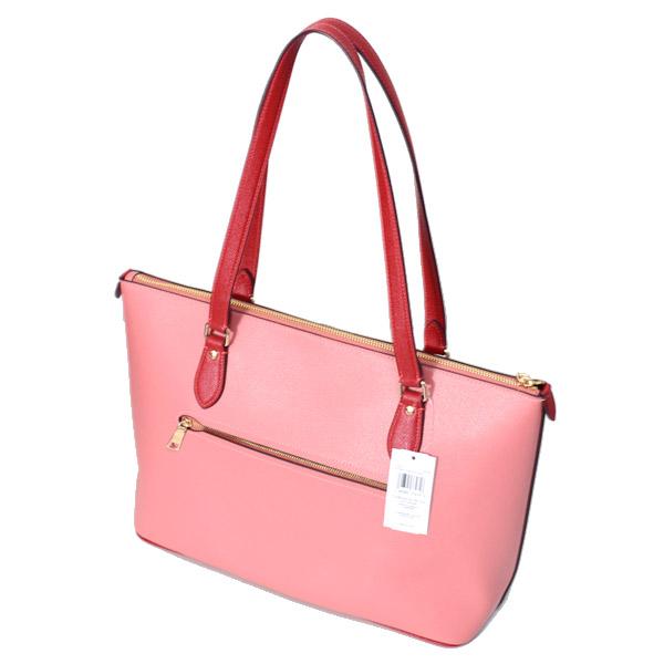 COACH（コーチ） バッグ レザー カラーブロック ギャラリー ジップ 