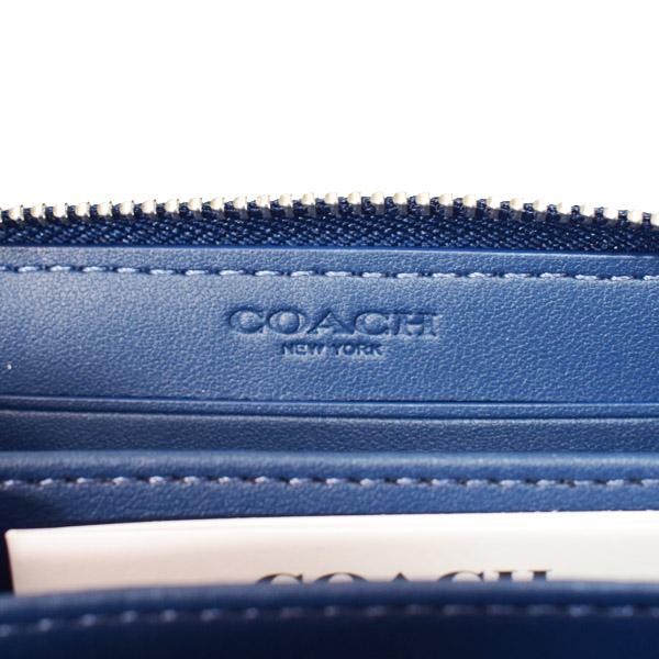 COACH（コーチ） カードケース デニム レザー シグネチャー