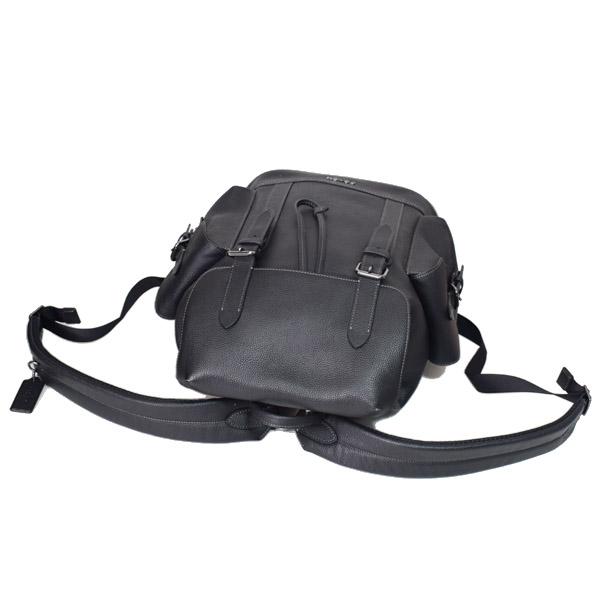 極美品 COACH ハドソン バックパック リュック CB837 ブラック COACH（コーチ） メンズ バッグ レザー ハドソン ラージ バックパック