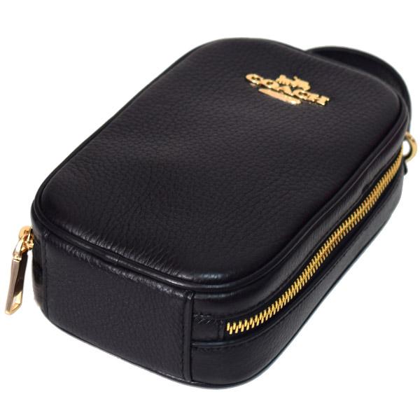 COACH（コーチ） バッグ ぺブルレザー エヴァ ロゴ ジップ クロス