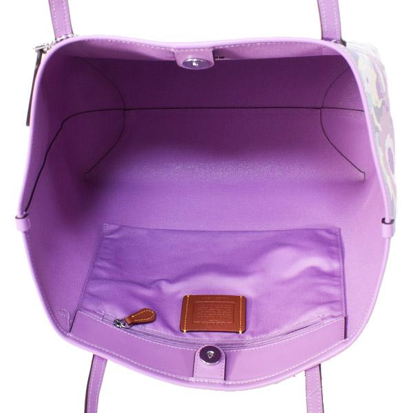 s*o様 未使用品　coach トートバッグ　正規品 CC柄　コーチ　定番　レザ COACH（コーチ） バッグ レザー 花柄 フラワー フローラル ロゴ シティ