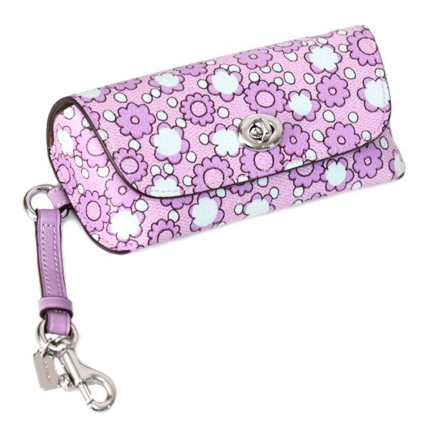 COACH（コーチ） 眼鏡ケース コーティングキャンバス レザー 花柄