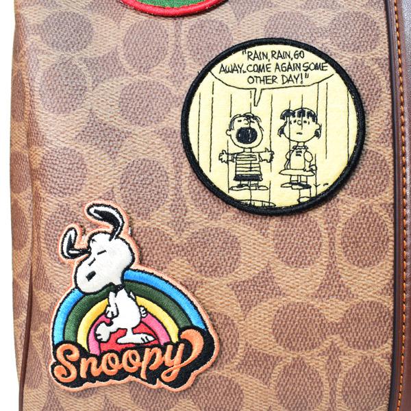COACH（コーチ） バッグ スヌーピー ピーナッツ コラボ ボストンバッグ