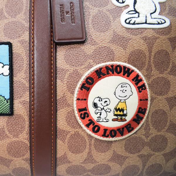 COACH コーチ バッグ スヌーピー ピーナッツ コラボ ボストンバッグ