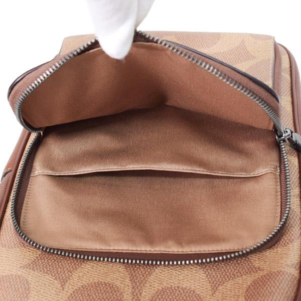 COACH（コーチ） メンズ バッグ コーティングキャンバス レザー 