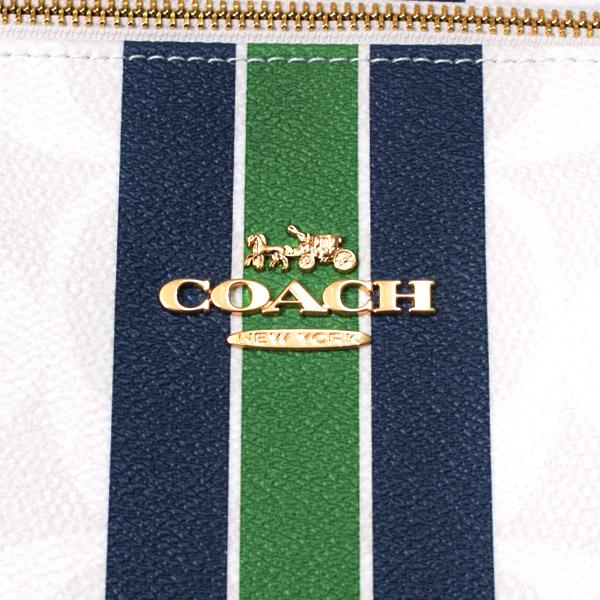 COACH（コーチ） バッグ コーティングキャンパス レザー シグネチャー