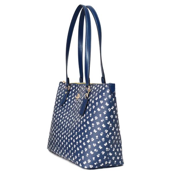 COACH（コーチ） バッグ コーティングキャンバス レザー 花柄 フラワー
