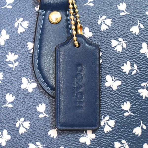 COACH（コーチ） バッグ コーティングキャンバス レザー 花柄 フラワー