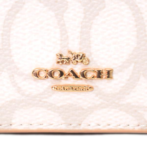 coach財布 COACH (コーチ) ロゴ ラウンドジップ 長財布 CO54630SVDK6 レディース