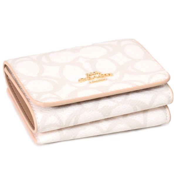 COACH アイボリー 三つ折り財布 保存袋付き COACH 三つ折り財布 アイボリー/ベージュ - メルカリ