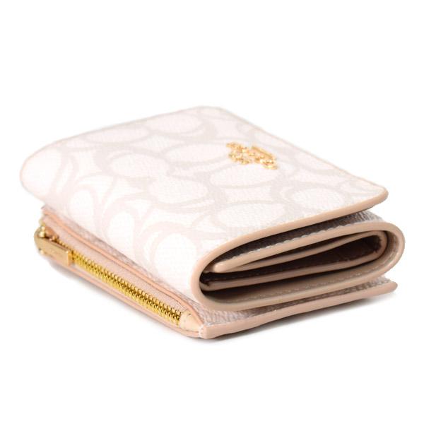 COACH アイボリー 三つ折り財布 保存袋付き COACH 三つ折り財布 アイボリー/ベージュ - メルカリ