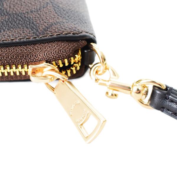COACH（コーチ） 長財布 コーティングキャンバス レザー シグネチャー