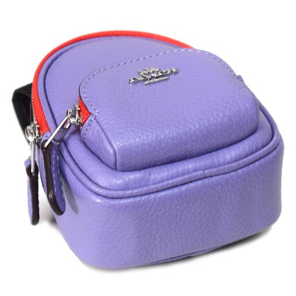 COACH（コーチ） キーホルダー ペブルレザー リュックサック モチーフ