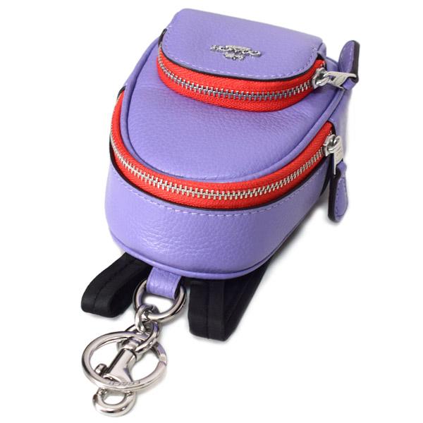 COACH コーチ　キーホルダー　キーリング　リュックモチーフ COACH（コーチ） キーホルダー ペブルレザー リュックサック モチーフ