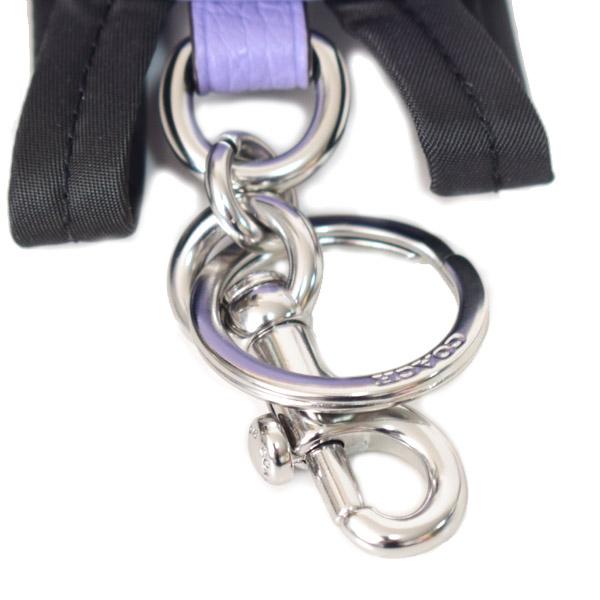 COACH（コーチ） キーホルダー ペブルレザー リュックサック モチーフ