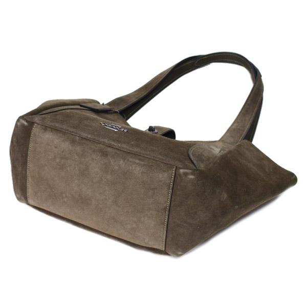 COACH（コーチ） バッグ スエード レザー ターンロック ハドリー ロゴ