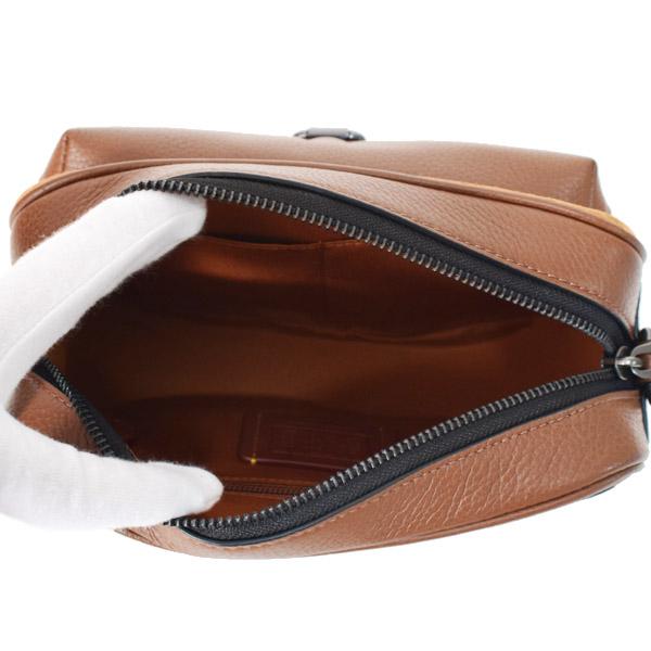 COACH（コーチ） メンズ バッグ スエード ぺブルレザー シグネチャー