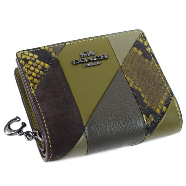 COACH（コーチ） 財布 レザー スエード パイソン スネーク パッチ