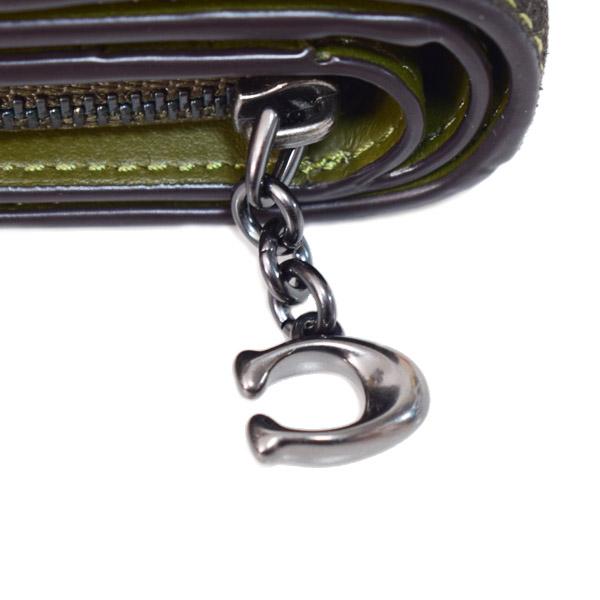 COACH（コーチ） 財布 レザー スエード パイソン スネーク パッチ