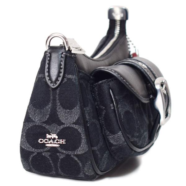 COACH（コーチ） バッグ デニム レザー シグネチャー ミニ アシュトン