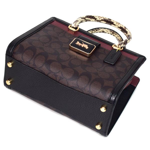 COACH（コーチ） バッグ レザー シグネチャー スネーク パイソン 