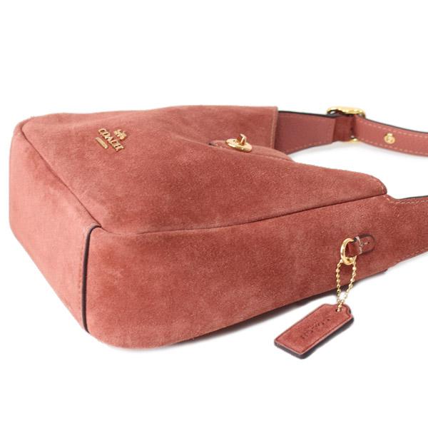 COACH（コーチ） バッグ スエード レザー ハドリー ミニ ターンロック