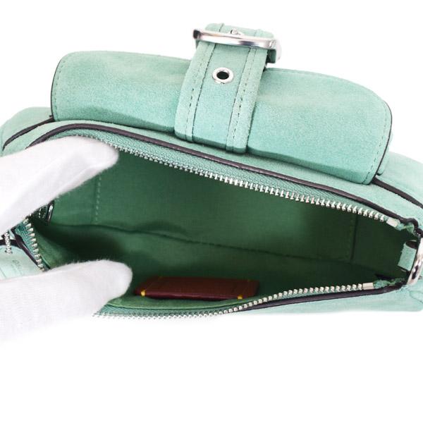 coachコーチミントグリーン レザー2wayビジネスバッグショルダーC5318 COACH（コーチ） バッグ スエード レザー ミニ アシュトン 2way クロス