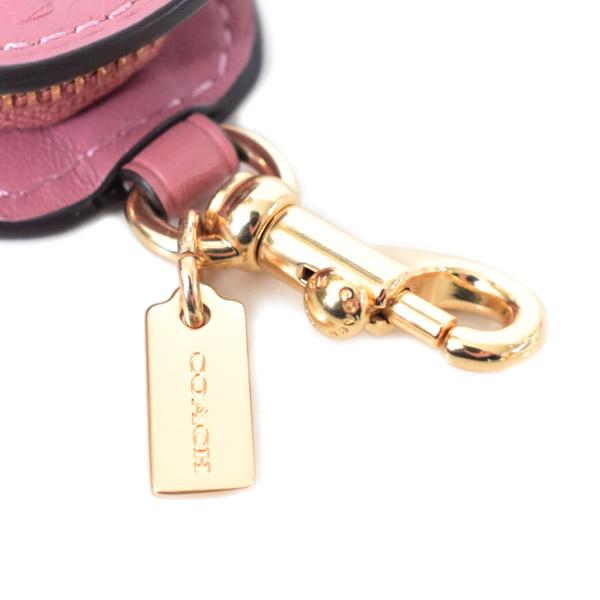COACH（コーチ） キーホルダー レザー スタッズ ローズ お花 ポーチ