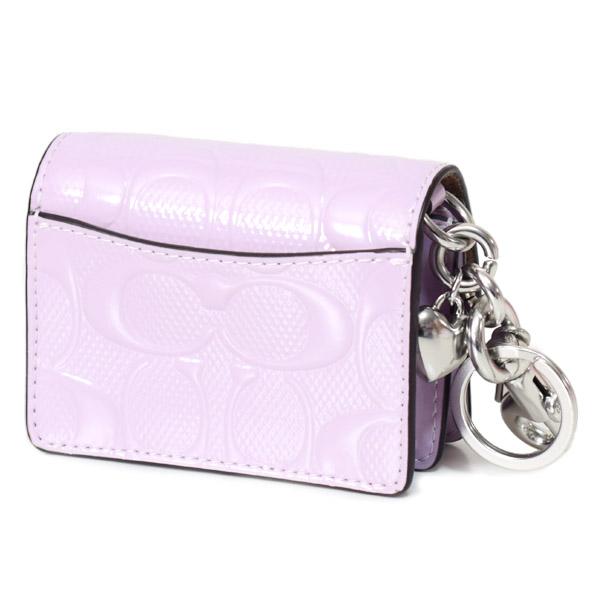 COACH（コーチ） キーホルダー パテントレザー シグネチャー ミニ