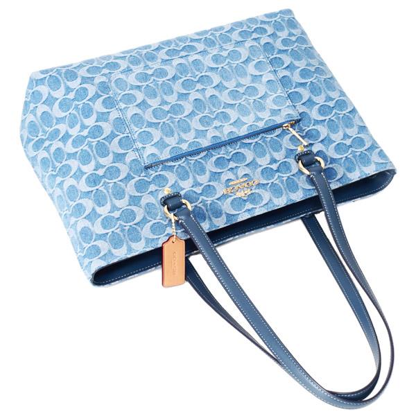 コーチ　トートバッグ COACH（コーチ） バッグ デニム レザー シグネチャー ステーション