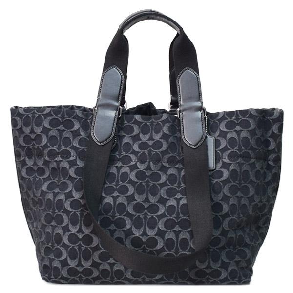 COACH（コーチ） メンズ バッグ デニム レザー シグネチャー スモール
